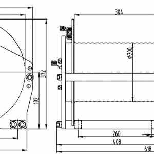 ST-20系列液壓絞車（內(nèi)置馬達）